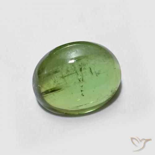Tormalina Verde medio naturale da 2.18 ct, Ovale, Trasparente