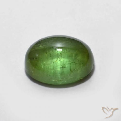Tormalina Verde medio naturale da 2.18 ct, Ovale, Trasparente
