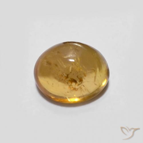 0.78ct Naturale Oro Tormalina, Ovale, Trasparente