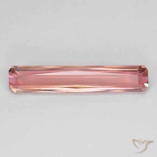 4.87ct Naturale Rosa medio Tormalina, Taglio smeraldo, VVS-VS