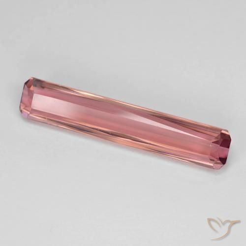 Tormalina Rosa medio naturale da 4.87 ct, Ottagonale / Taglio smeraldo, VVS-VS