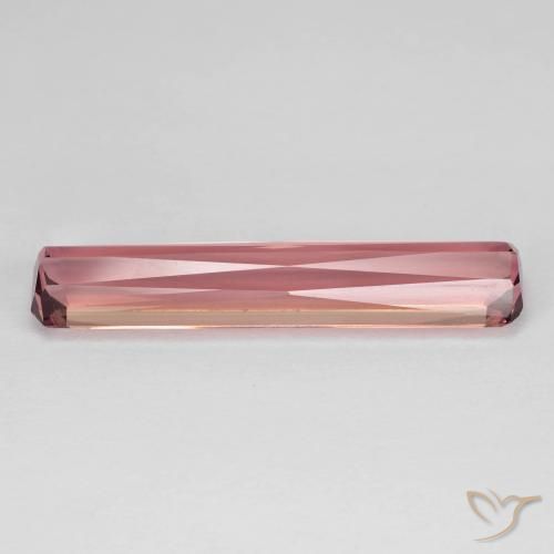 Tormalina Rosa medio naturale da 4.87 ct, Ottagonale / Taglio smeraldo, VVS-VS