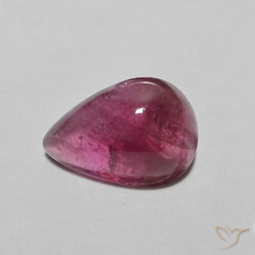 Tormalina Rosso tendente al rosa naturale da 2.49 ct, Forma a pera, Traslucido