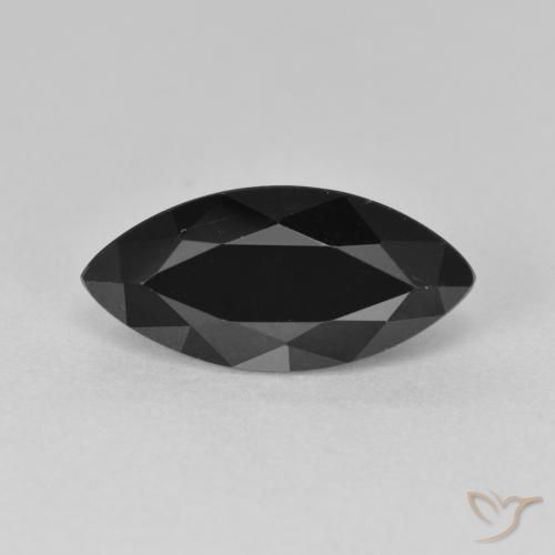 Tormalina Schorl naturale da 3.31 ct, Taglio marquise, Opaco