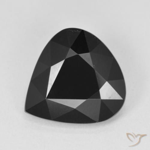 Tormalina Schorl naturale da 4.21 ct, Forma a pera, Opaco