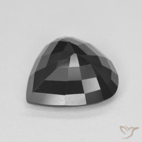 Tormalina Schorl naturale da 4.21 ct, Forma a pera, Opaco