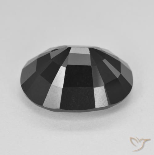Tormalina Schorl naturale da 10.38 ct, Ovale, Opaco