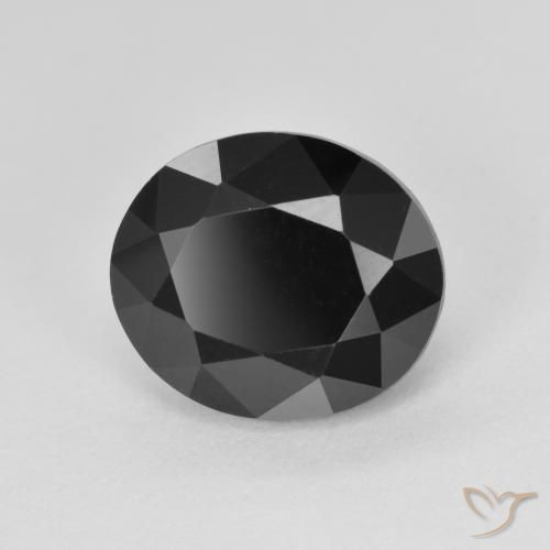 4.33ct Naturale Schorl Tormalina, Ovale, Opaco