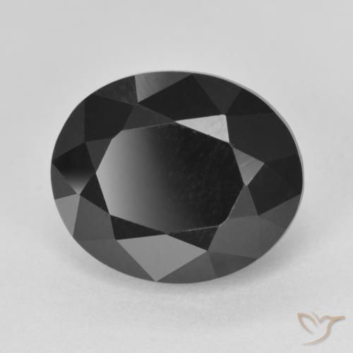 Tormalina Schorl naturale da 6.42 ct, Ovale, Opaco