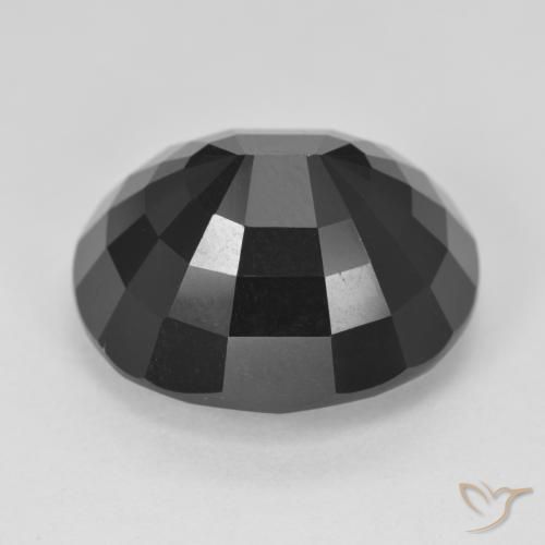 Tormalina Schorl naturale da 18.75 ct, Ovale, Opaco