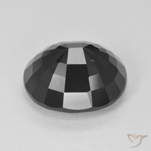 Tormalina Schorl naturale da 8.54 ct, Ovale, Opaco