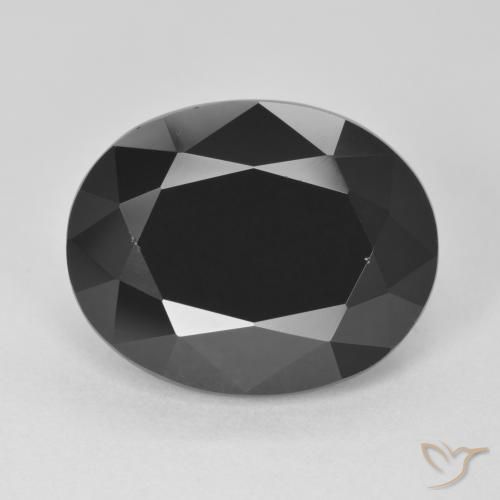 10.04ct Naturale Schorl Tormalina, Ovale, Opaco
