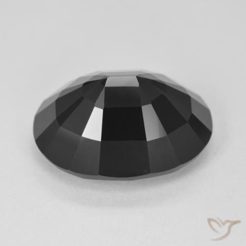 Tormalina Schorl naturale da 10.04 ct, Ovale, Opaco