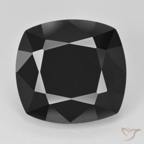 20.17ct Naturale Schorl Tormalina, Cuscino, Opaco