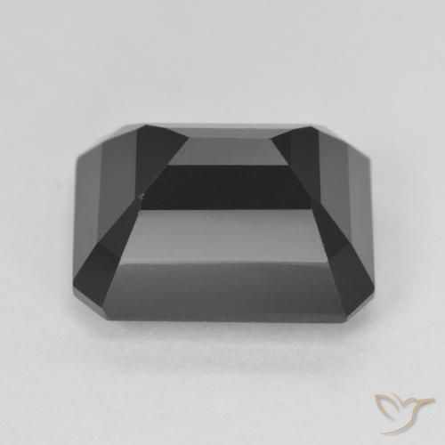 Tormalina Schorl naturale da 8.60 ct, Ottagonale / Taglio smeraldo, Opaco