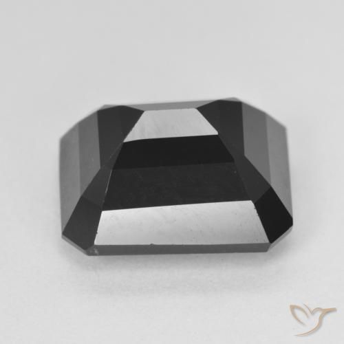 Tormalina Schorl naturale da 9.00 ct, Ottagonale / Taglio smeraldo, Opaco