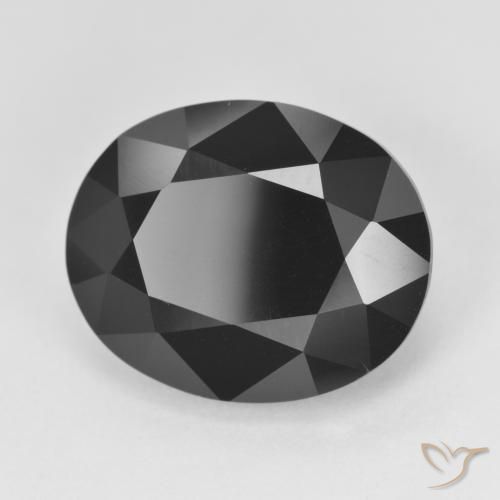 Tormalina Schorl naturale da 13.62 ct, Ovale, Opaco