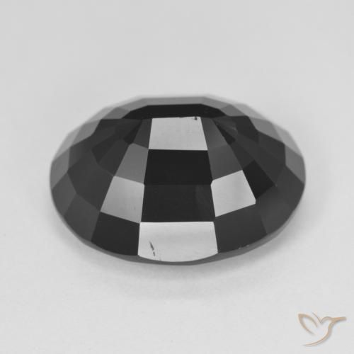 Tormalina Schorl naturale da 13.62 ct, Ovale, Opaco