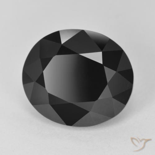 Tormalina Schorl naturale da 8.56 ct, Ovale, Opaco