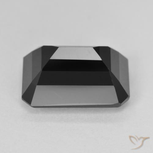 Tormalina Schorl naturale da 8.59 ct, Ottagonale / Taglio smeraldo, Opaco