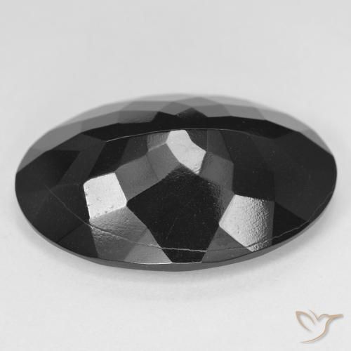 Tormalina Schorl naturale da 26.09 ct, Ovale, Opaco