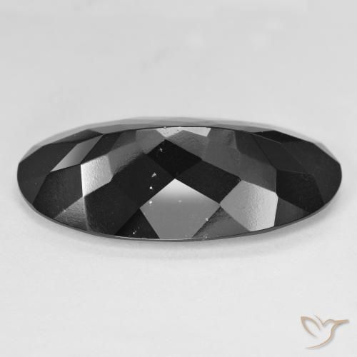 Tormalina Schorl naturale da 28.01 ct, Ovale, Opaco