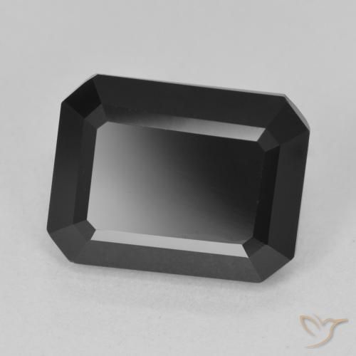 Tormalina Schorl naturale da 7.55 ct, Ottagonale / Taglio smeraldo, Opaco