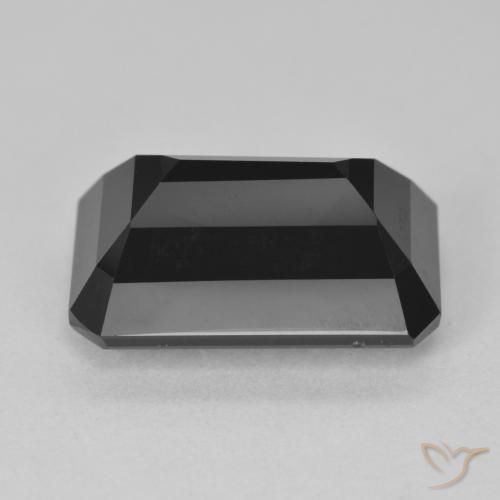 Tormalina Schorl naturale da 11.73 ct, Ottagonale / Taglio smeraldo, Opaco