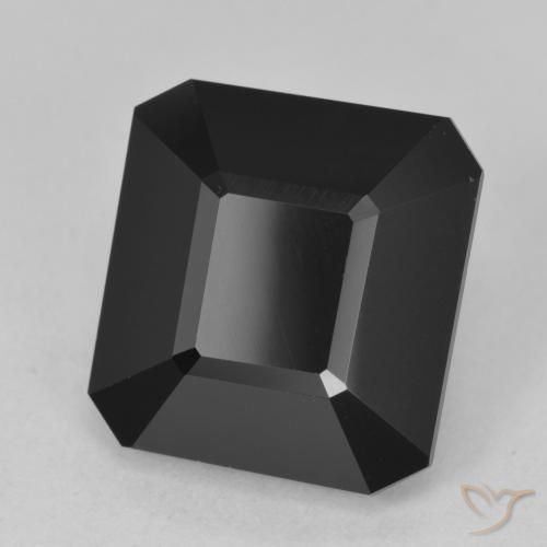 Tormalina Schorl naturale da 7.69 ct, Ottagonale / Taglio smeraldo, Opaco