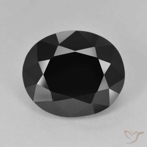Tormalina Schorl naturale da 9.87 ct, Ovale, Opaco