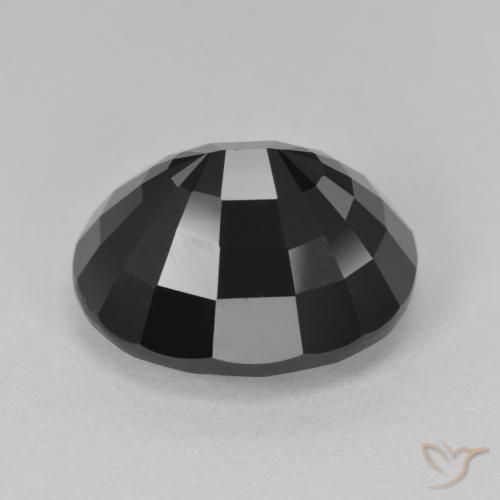 Tormalina Schorl naturale da 9.87 ct, Ovale, Opaco