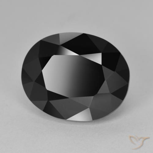 Tormalina Schorl naturale da 13.06 ct, Ovale, Opaco
