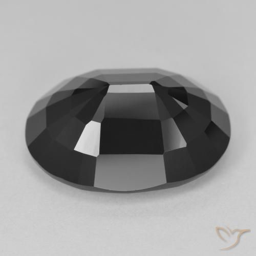 Tormalina Schorl naturale da 16.78 ct, Ovale, Opaco