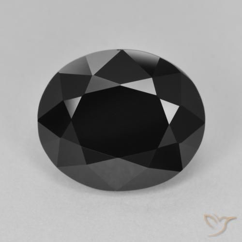 Tormalina Schorl naturale da 7.62 ct, Ovale, Opaco