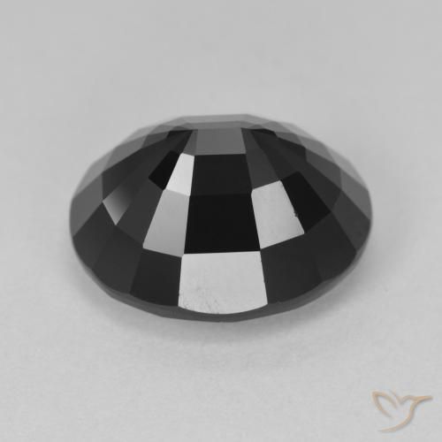 Tormalina Schorl naturale da 7.62 ct, Ovale, Opaco