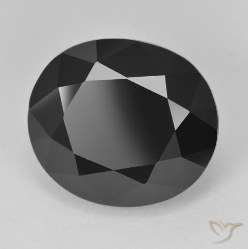 16.89ct Naturale Schorl Tormalina, Ovale, Opaco