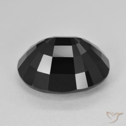 Tormalina Schorl naturale da 10.39 ct, Ovale, Opaco