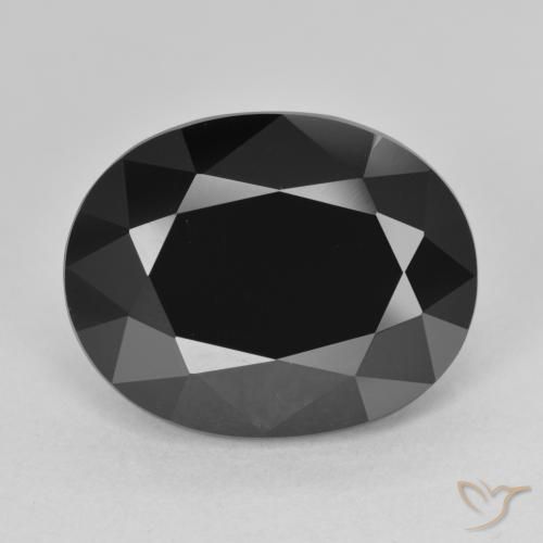 Tormalina Schorl naturale da 9.93 ct, Ovale, Opaco