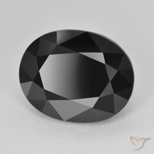 Tormalina Schorl naturale da 9.93 ct, Ovale, Opaco