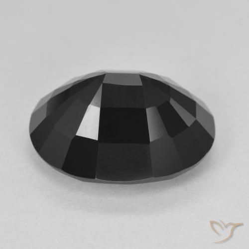 Tormalina Schorl naturale da 9.93 ct, Ovale, Opaco
