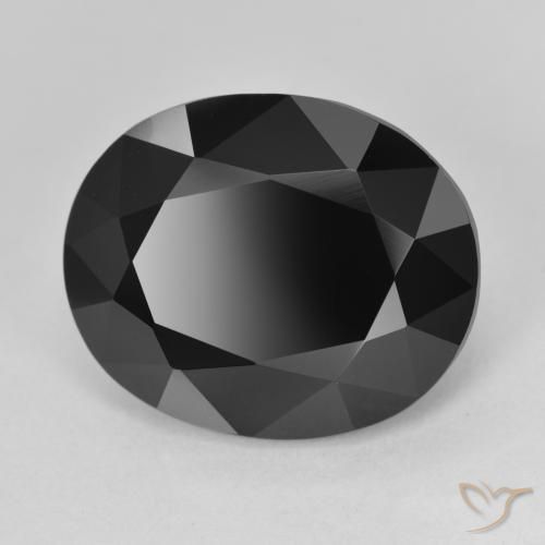 Tormalina Schorl naturale da 12.08 ct, Ovale, Opaco