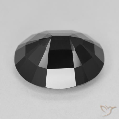 Tormalina Schorl naturale da 12.08 ct, Ovale, Opaco