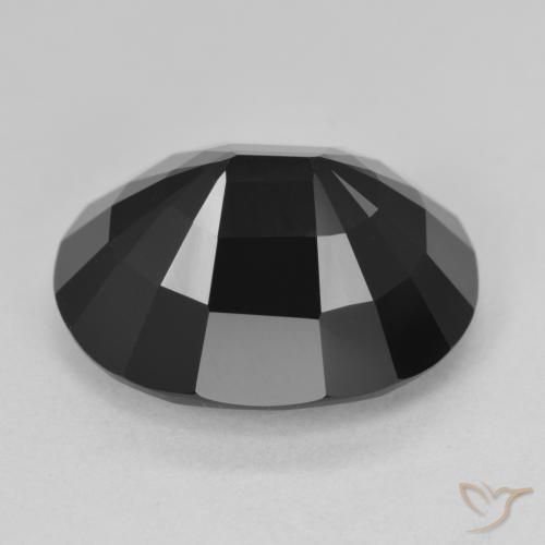 Tormalina Schorl naturale da 13.74 ct, Ovale, Opaco