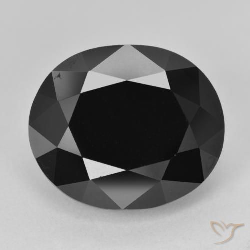 15.22ct Naturale Schorl Tormalina, Ovale, Opaco