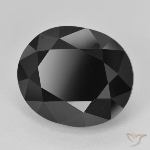 Tormalina Schorl naturale da 15.22 ct, Ovale, Opaco