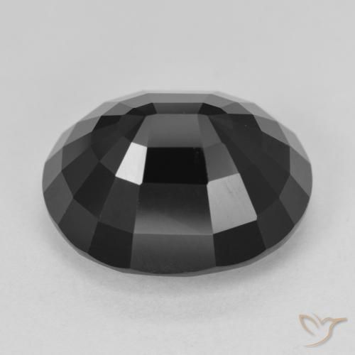 Tormalina Schorl naturale da 15.22 ct, Ovale, Opaco