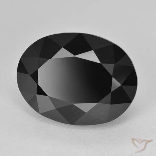 Tormalina Schorl naturale da 17.65 ct, Ovale, Opaco