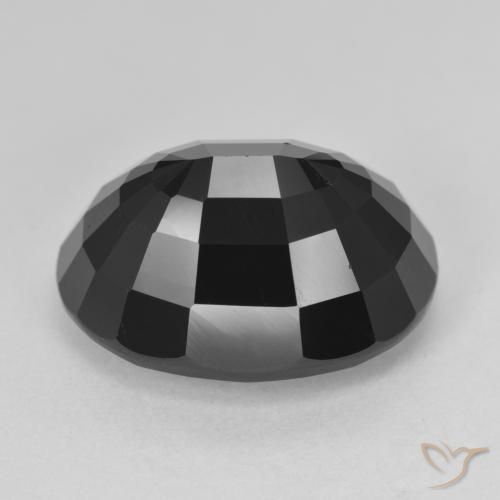 Tormalina Schorl naturale da 17.65 ct, Ovale, Opaco