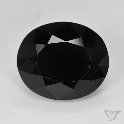 14.93ct Naturale Schorl Tormalina, Ovale, Opaco