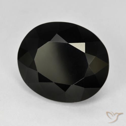 Tormalina Schorl naturale da 14.93 ct, Ovale, Opaco
